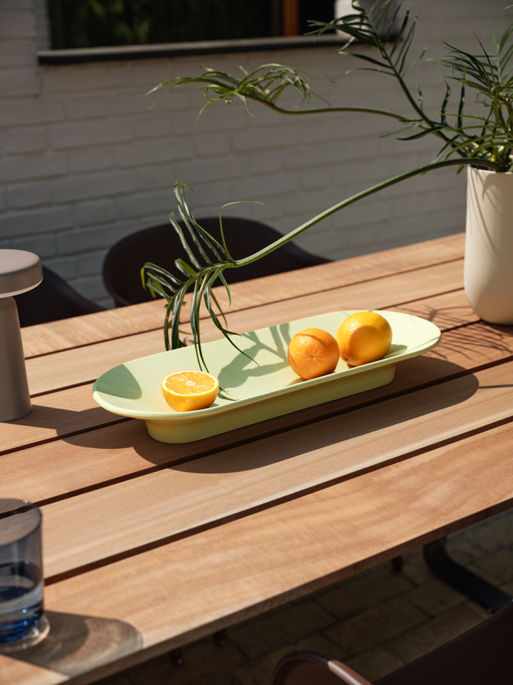 mere-bowl-light-green-70-70-outdoor-table-sapele-mahogany-fiber-outdoor-armchair-brown-green-ease-taupe-kink-muuto-org