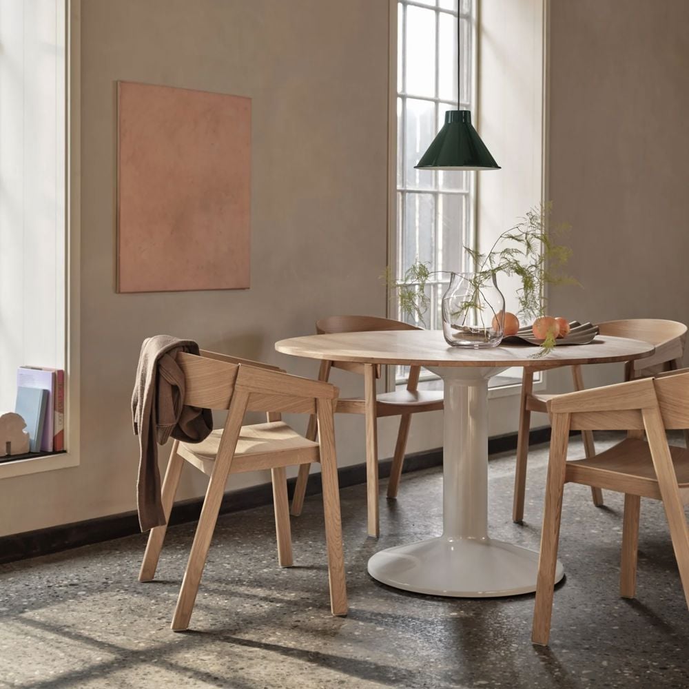 midst-table-oak-grey-120-cover-armchair-top-pendant-28-dark-green-silent-vase-clear-20-wave-tray-muuto-org-2x2-tiles-full-image