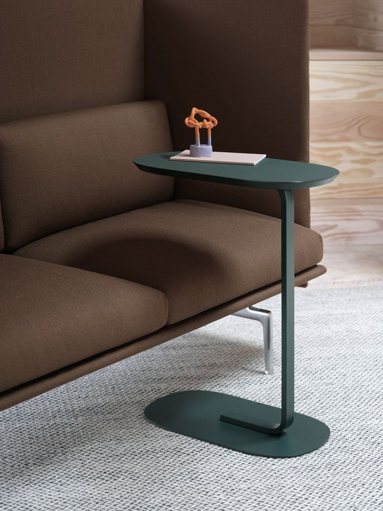 relate-h73-dark-green-outline-highback-2-seater-h45-chrome-vidar-363-ply-rug-black-white-muuto-org