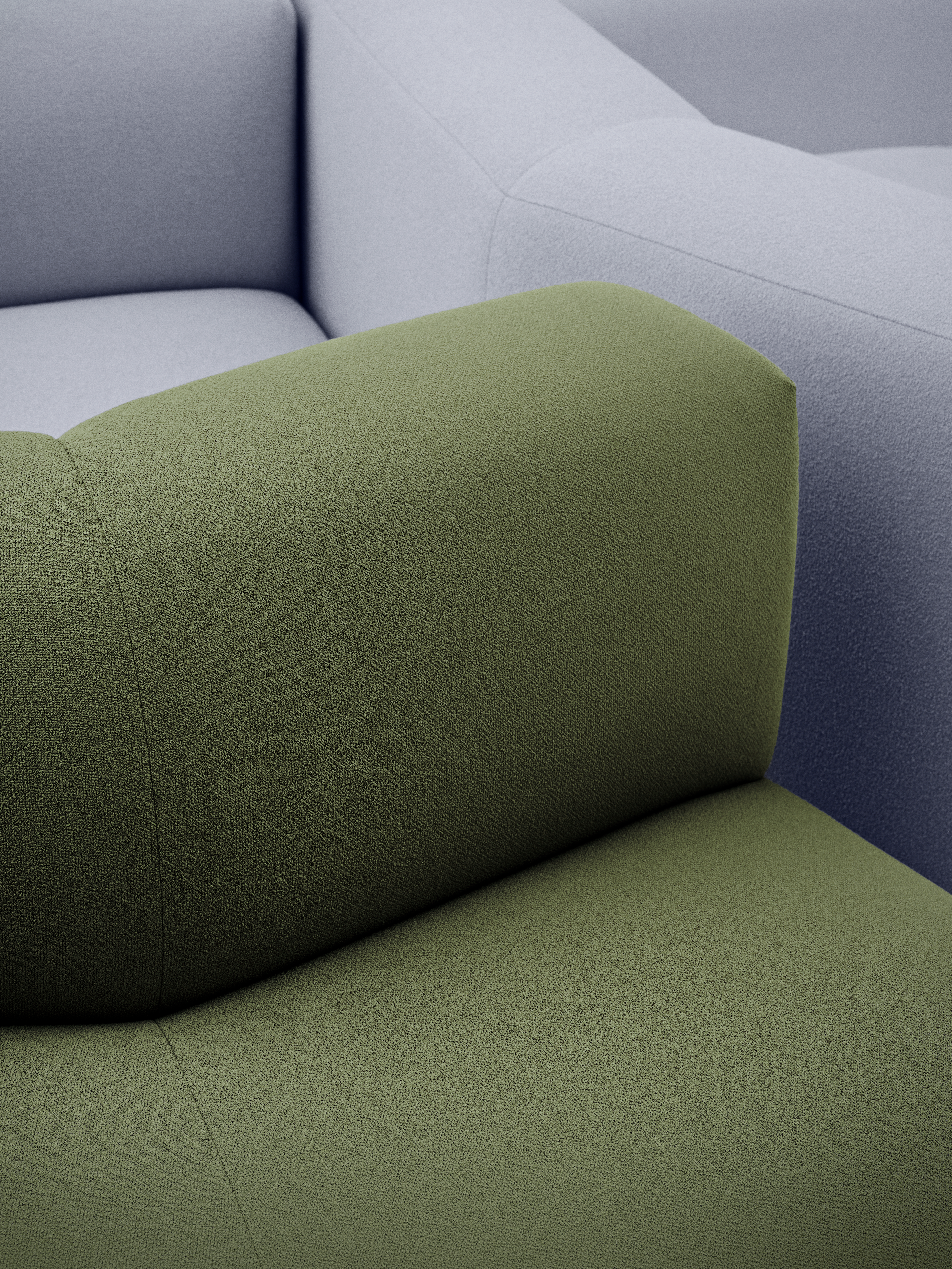Connect Modular Sofa in Acca 731 & Grain 68243