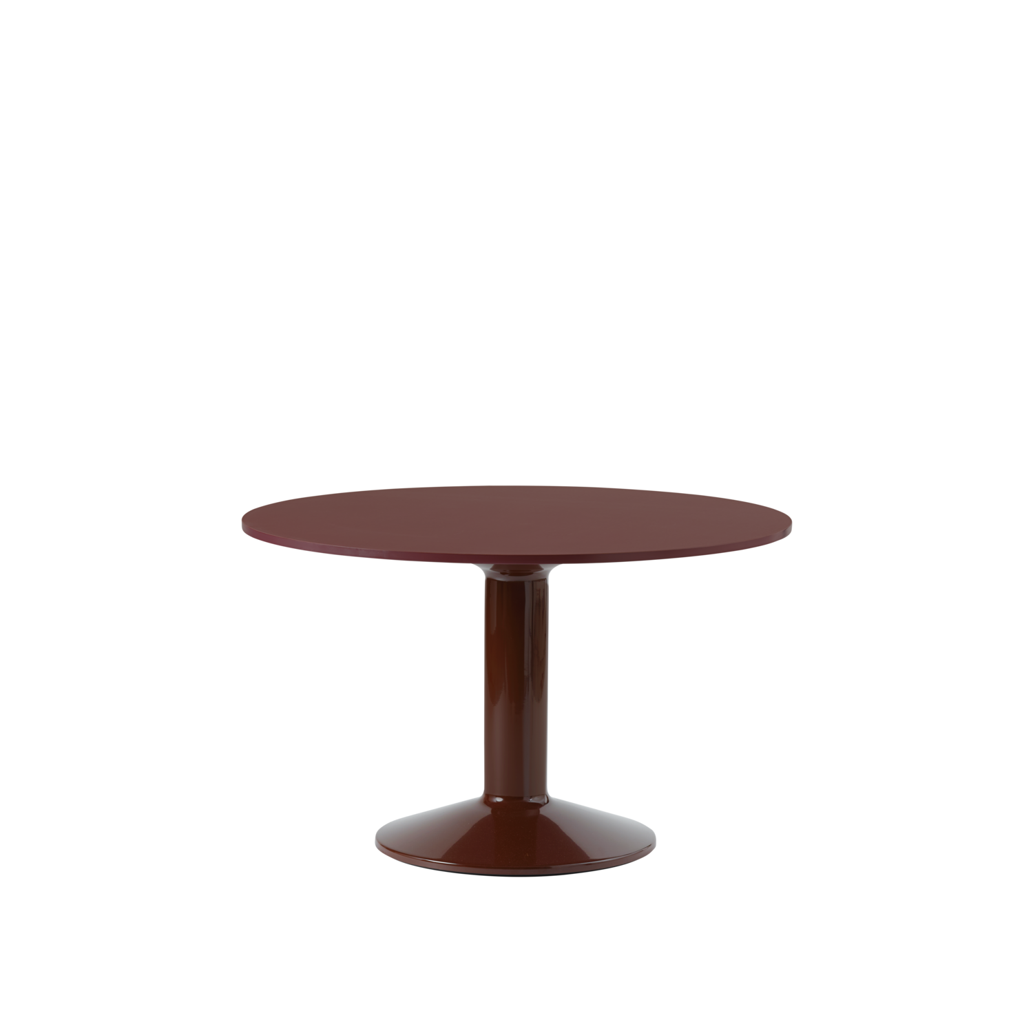 Midst Table Ø120 cm in Dark Red/Dark Red Packshot